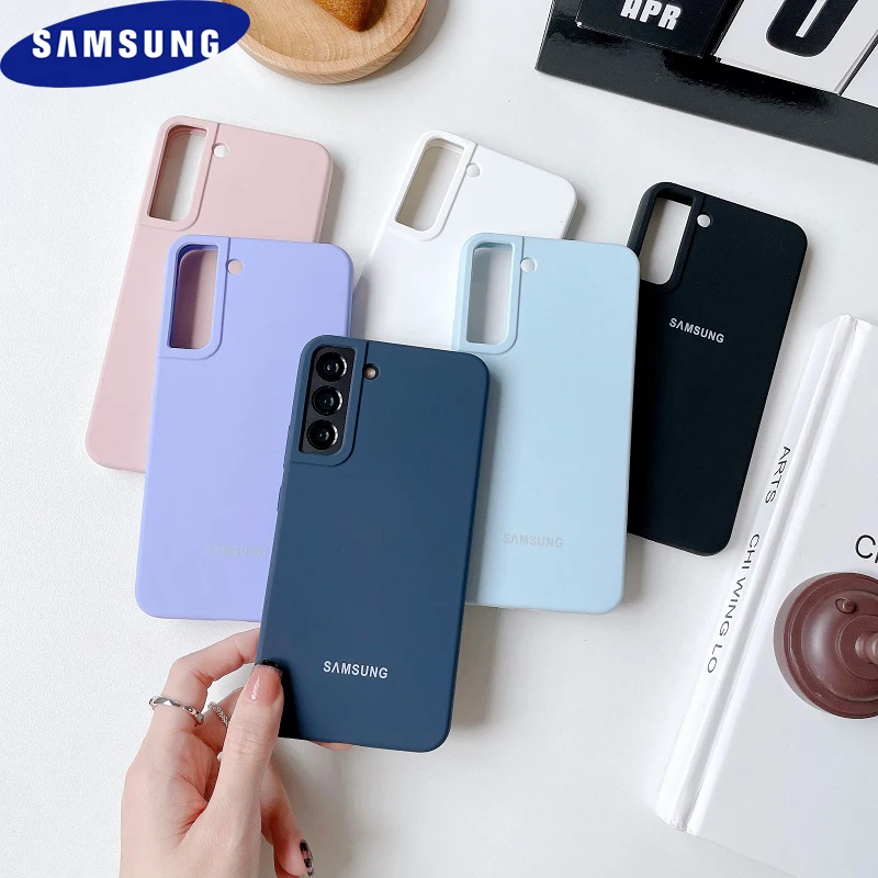 

Case For Samsung Galaxy S22 Ultra S22Plus Soft Liquid Silicone Back Full Protective Cover Shockproof Shell For Note20 Ultra S 22