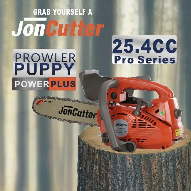 JonCutter 25CC 2500 Арборист с верхней ручкой 2-тактная бензиновая бензопила для станка