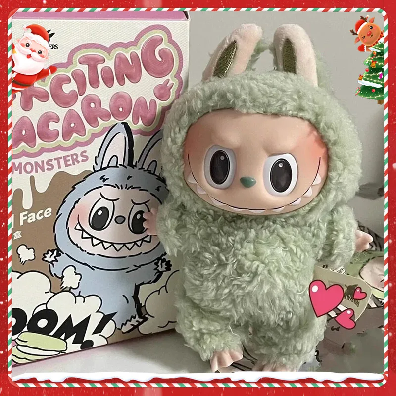 Labubu The Monsters Heartbeat Macaron Эмаль Лицо Слепая Коробка Фигурка из ПВХ Настольный