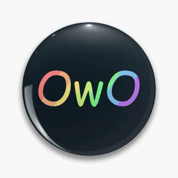 Мягкая булавка на пуговицах Rainbow Owo мультяшный женский любимый воротник Декор