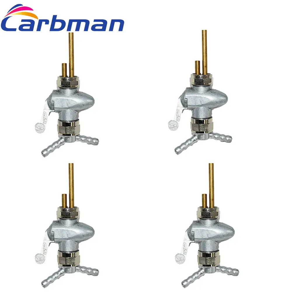 

Carbman 4PCS Fuel Valve Petcock Switch for BMW R51/3 R67 R67/2 R67/3 R68 R69 R50 R50/2 R50S R60 R60/2 R69 R69S 2 Outflow A-329