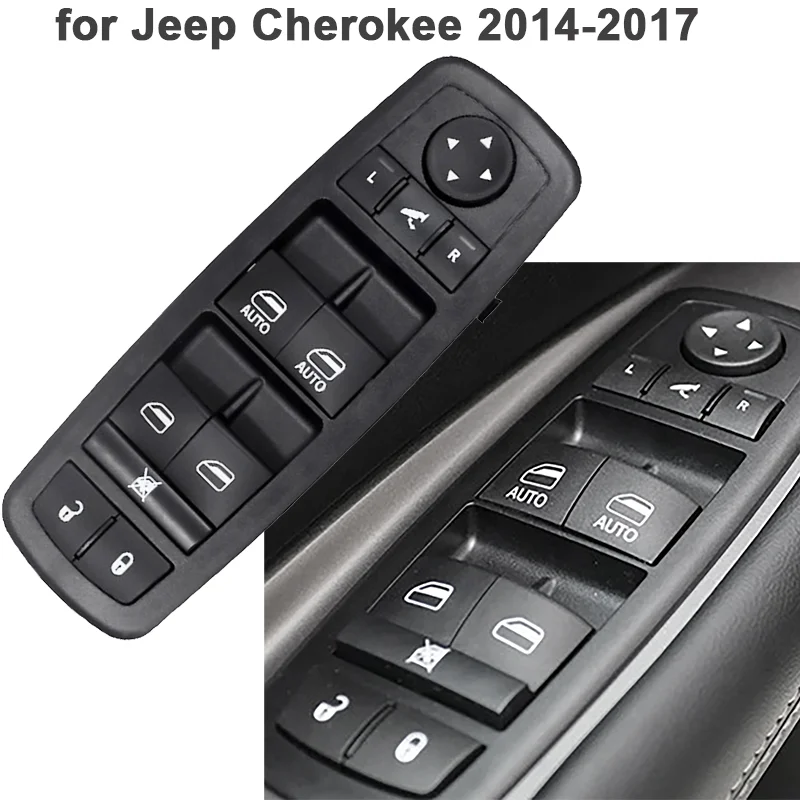 

Панель управления боковым стеклом автомобиля, переключатели управления стеклянным стеклом для Jeep Cherokee 2014 л, 2017 л,-, 68141890AA
