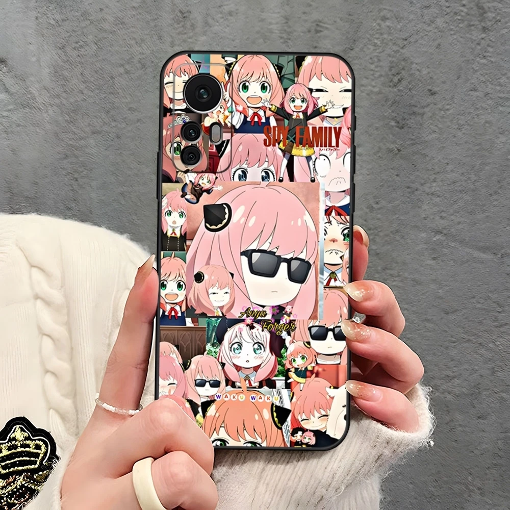 Фото Чехол для телефона Spy X Family Anya Forgers для Xiaomi 13 12 11T Lite Ultra Redmi Note 13 12 10 Pro POCO F4 F5 X5 Pro, задняя крышка №5