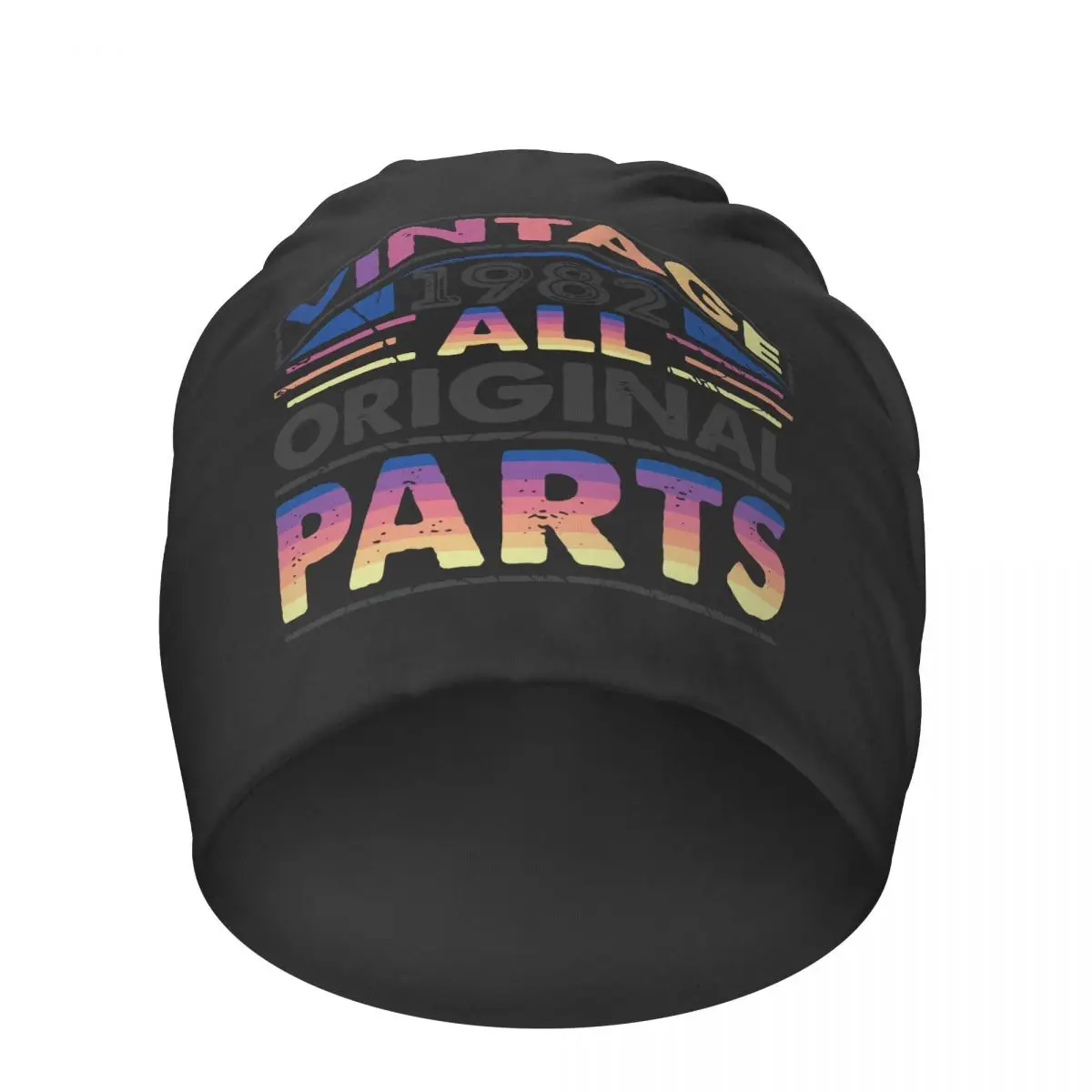 

VINTAGE 1982 ORIGINAL PARTS Beanies Pullover Caps Unisex Kintting Hat 39th Birthday Gift Skullies Beanies Warm Winter Ski Caps