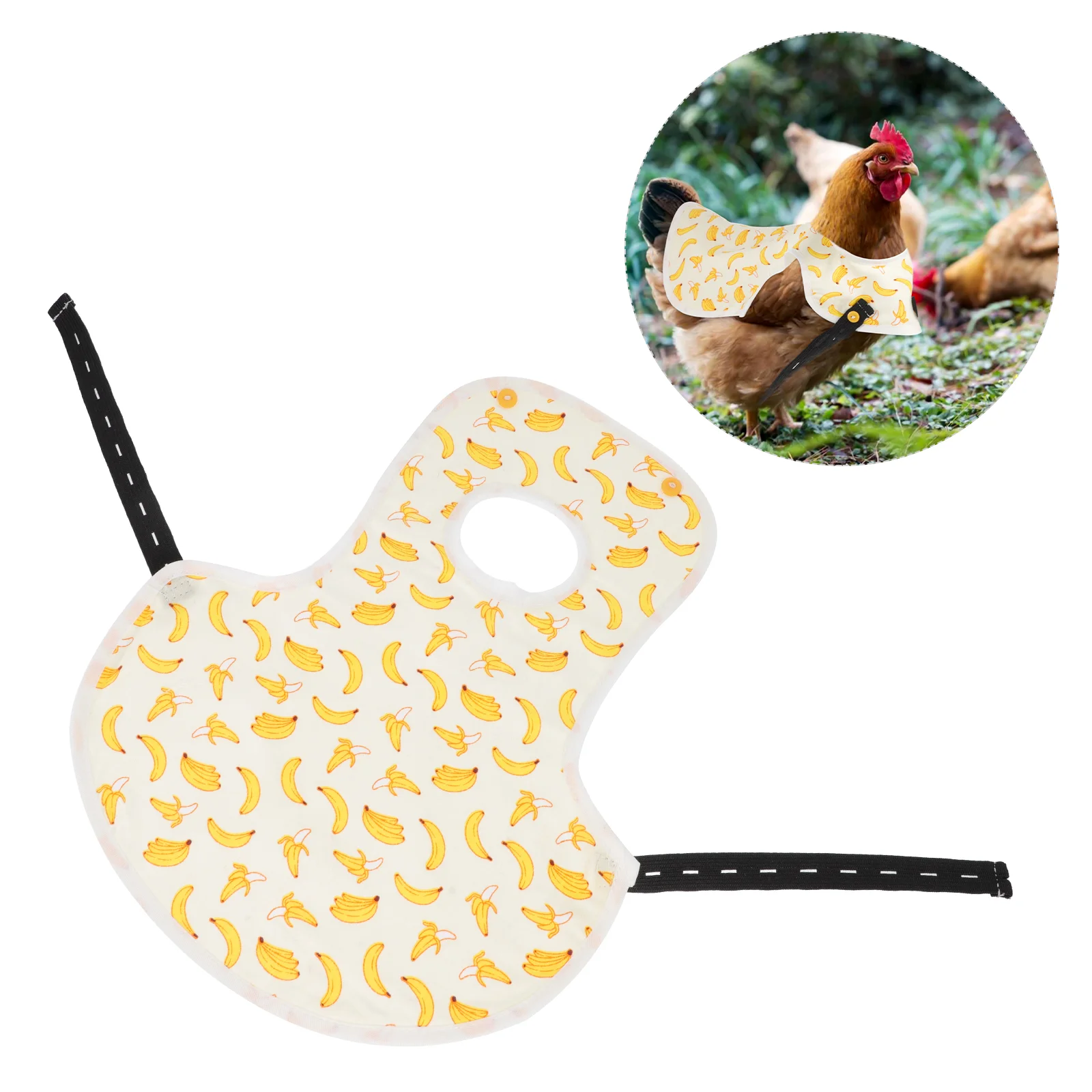 

Hen Chicken Saddle Apron Protector Poultry Wing Protection Clothes Care Saver Adjustable Accessories Saddles Elastic Strap