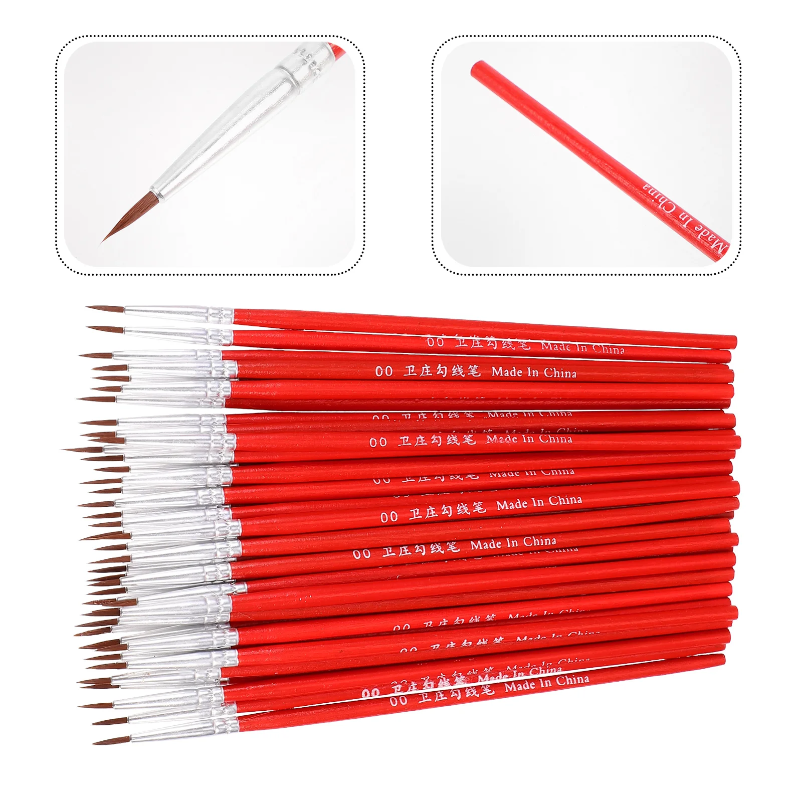 

Scale Model Brush 00 Hook Line Pen Miniature Brushes Acrylic Oil Painting