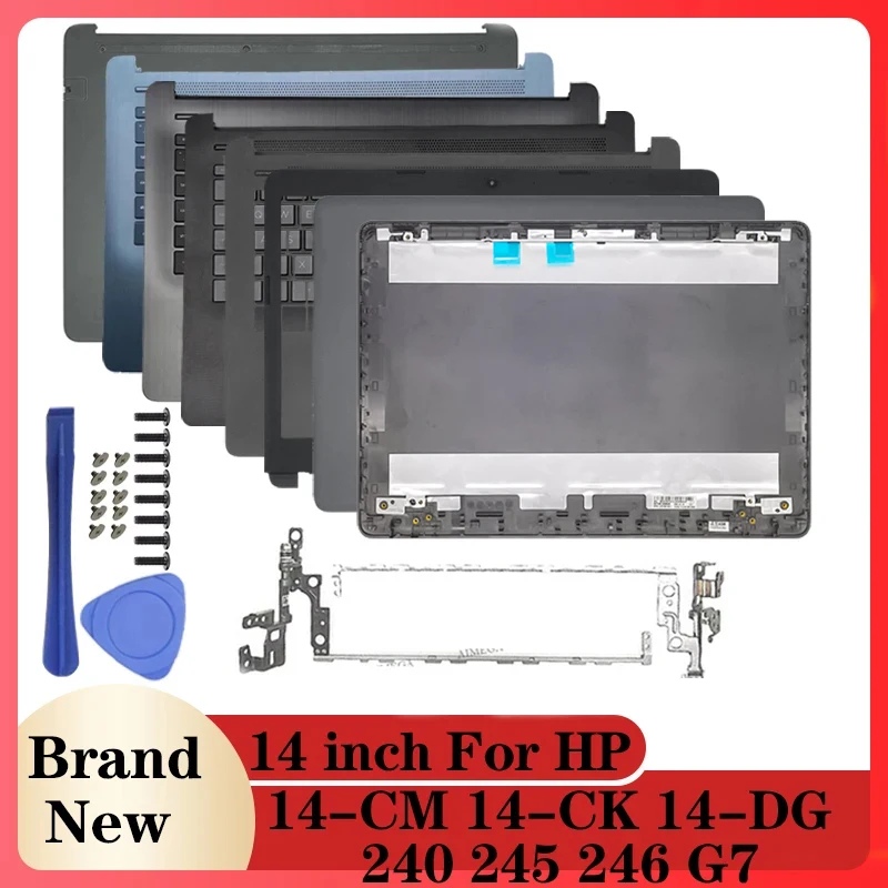 Фото Для HP Pavilion 14- см 14-CK 14-DG 240 245 246 G7 новый экран ноутбука ЖК-экран задняя крышка/передняя панель/петли/подставка для рук/нижние аксессуары №1