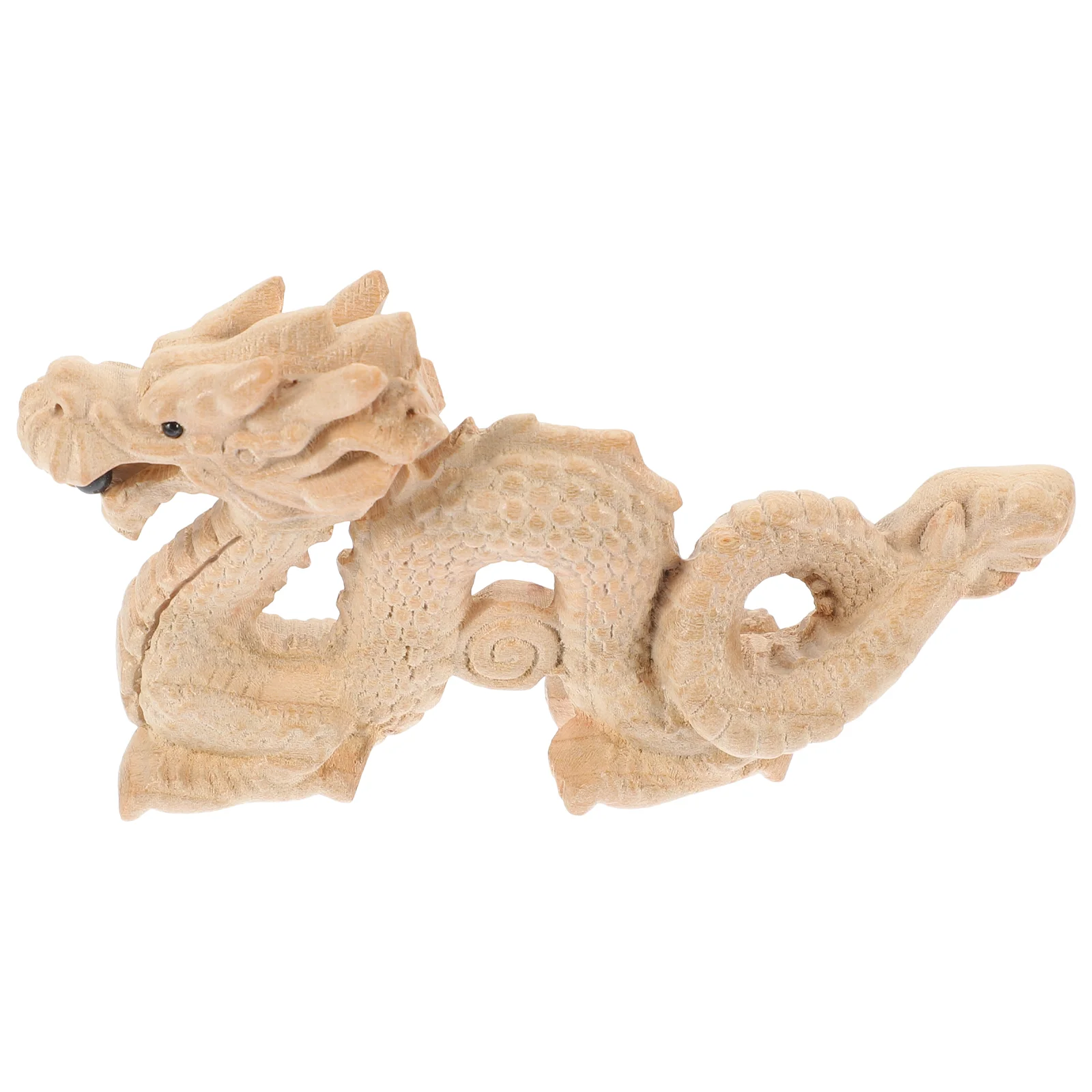 

Chinese Zodiac Dragon Ornament Office Birthday Decoration Girl Wooden Adornment