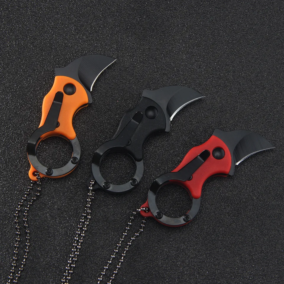

Claw knife Carrying Express Keychain Cs Go Karambit Knife Outdoor Survival Tactical Camping Hunting Knives EDC Self-defense Tool