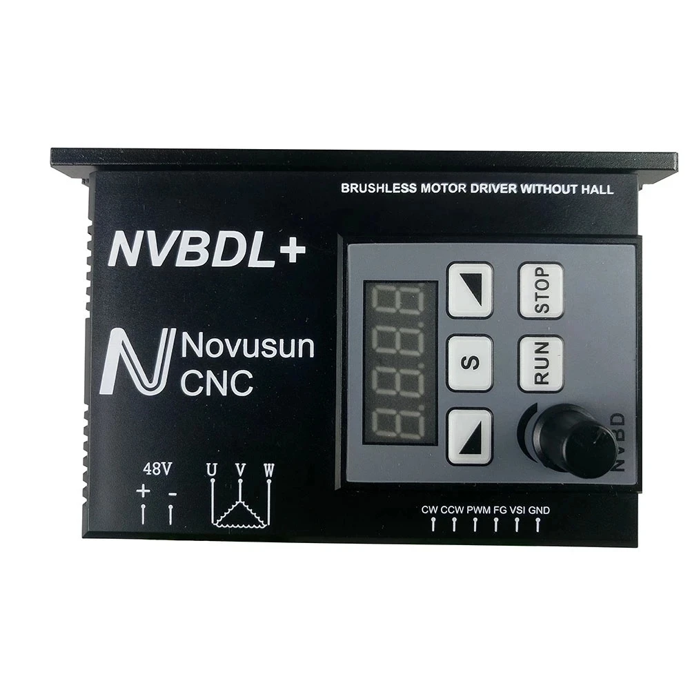 

NVBDH + NVBDL + контроллер драйвера бесщеточного двигателя постоянного тока 400 Вт Цифровой дисплей экран шпиндель фрезерного станка с ЧПУ