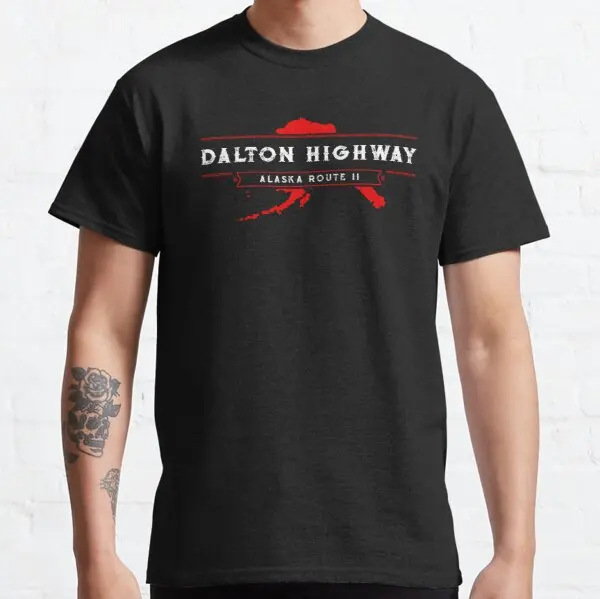 

Футболка для Аляски The Dalton Highway, дизайн наклеек 2, футболка для триумфа боксера, кавива, Suzuki Husqvarna Bimota YMHAHA