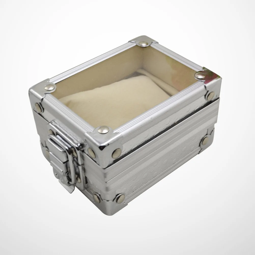 

Прозрачная коробка для часов с крышкой, держатель для ювелирных изделий, органайзер для браслетов, подарочная коробка