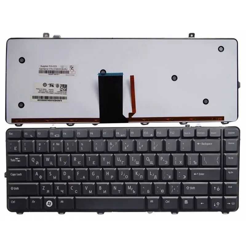 XIN-Russian-US Клавиатура для ноутбука с подсветкой Dell Studio 1435 1535 D1535 1531 1536 1537 1555 PP39L 1557 1558