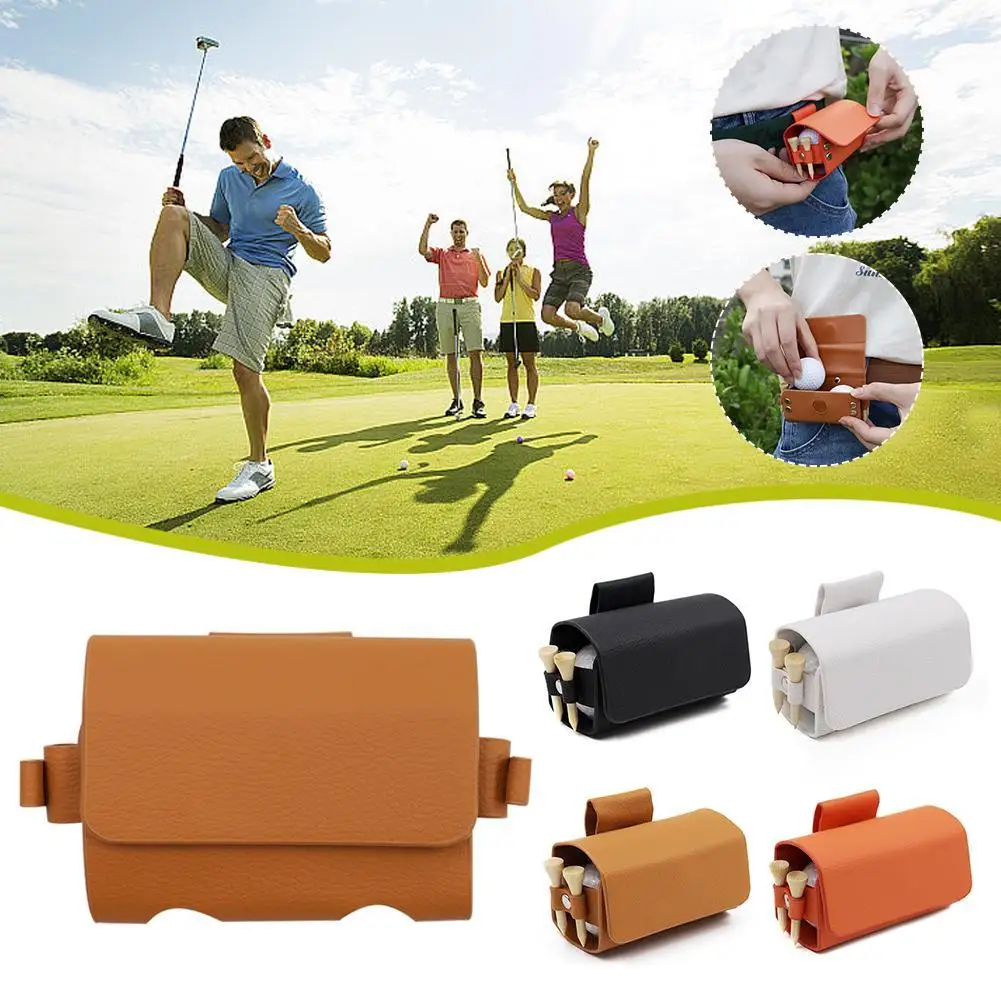 

Golf Ball Small Waist Bag Golf Ball Carrying Bags Holder Professional Storage Clip Hook Waistband Pouch Pack