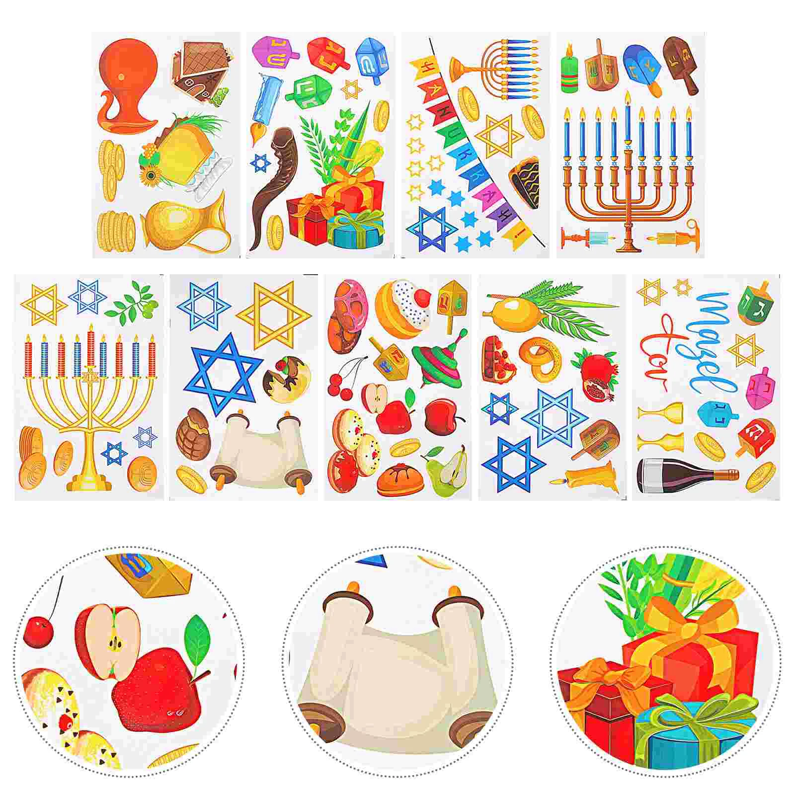 

Festival Decorative Hanukkah Theme Cling Window Cling Hanukkah Window Clings Hanukkah Decal For Home Decor Party Window