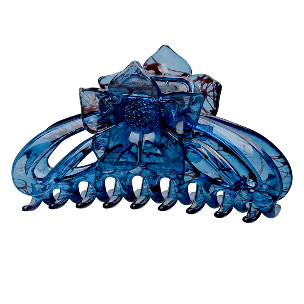 

Hair Claw Women Clip Clips Shower Teeth Resin Decorative Girl Barrettes Tortoise Jaw Headwear Clamp Fashion Large Barrette Catch
