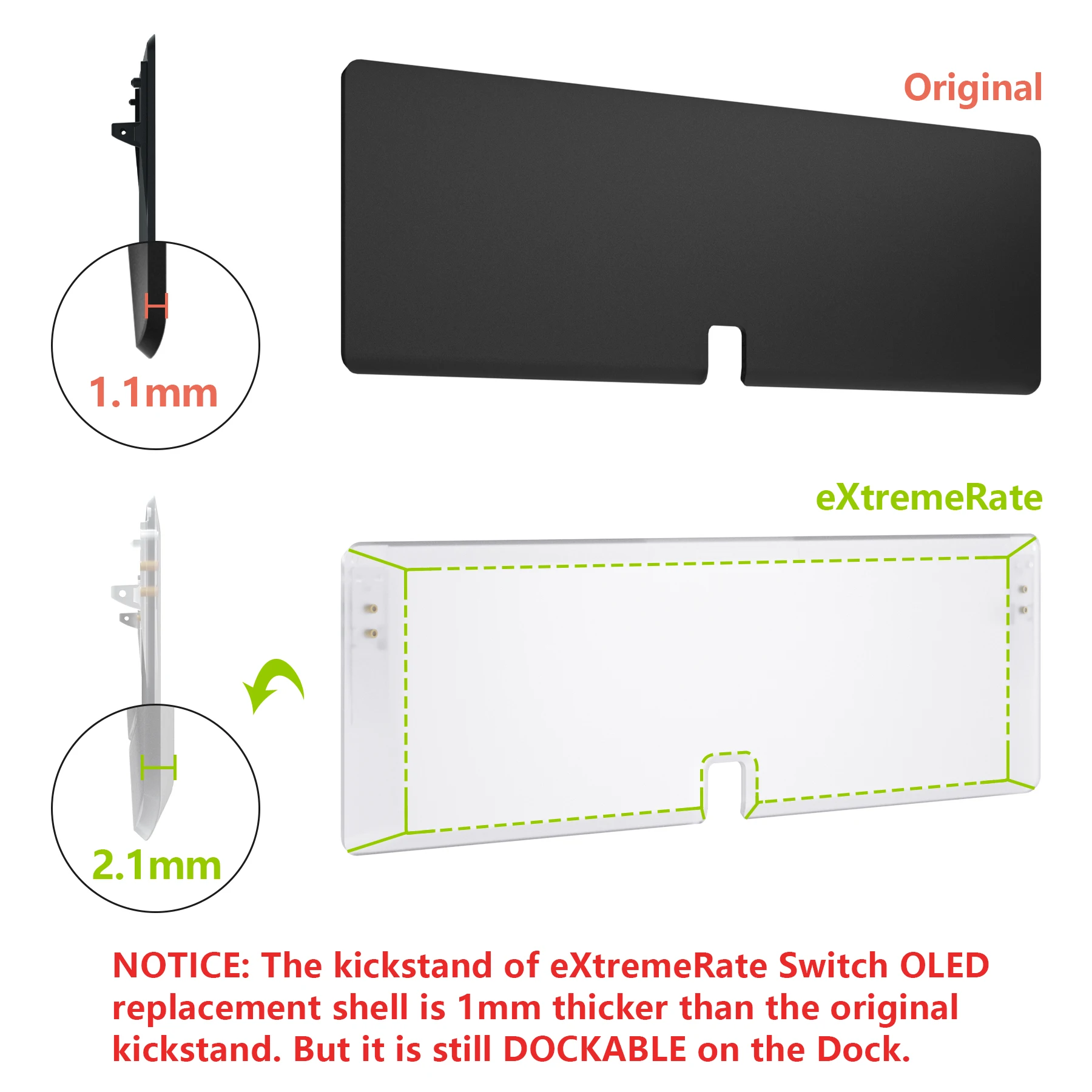 Запасной корпус для Nintendo Switch OLED задняя пластина и подставка NS Joycon с цветными