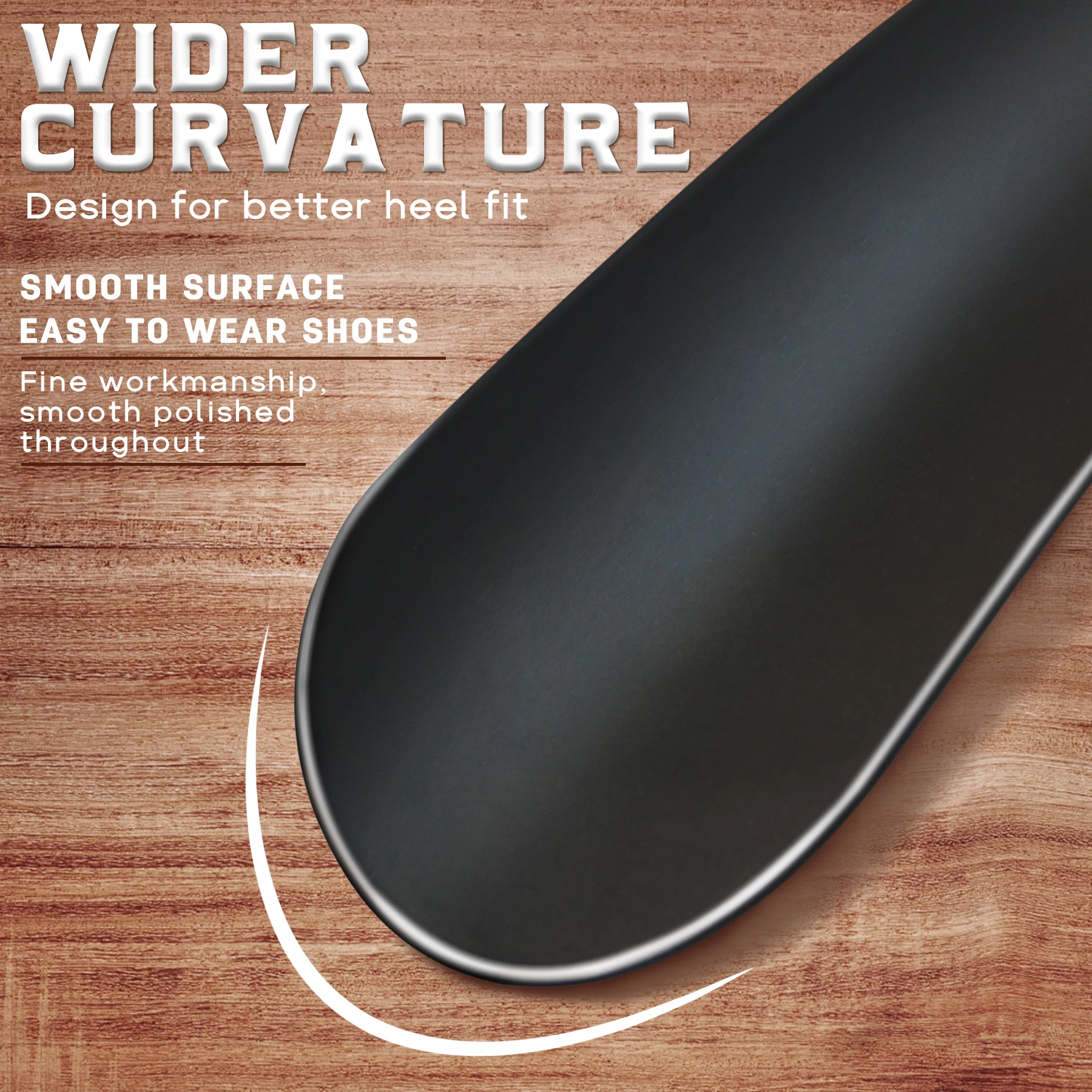 ZOMAKE 17 2 см профессиональный рожок для обуви дорожная кожаная ручка подъемник из