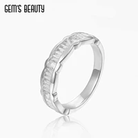 gems beauty simulant diamond engagement rings for women 925 sterling silver jewelry wedding band 15 pcs 2 5mm 5 pcs 2 8mm