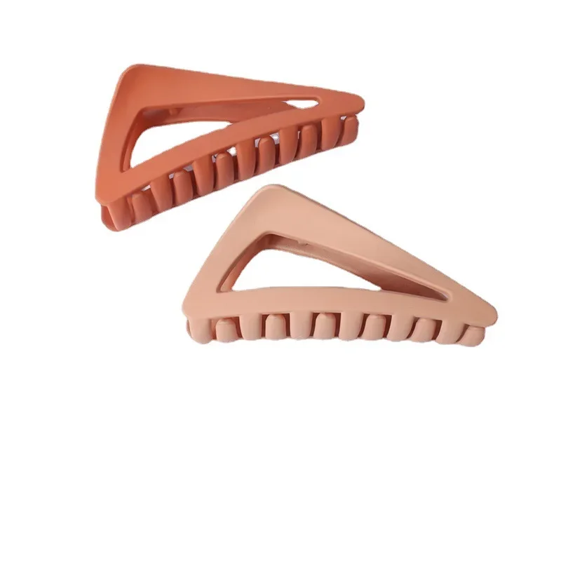 Пластиковая треугольная заколка-краб для волос