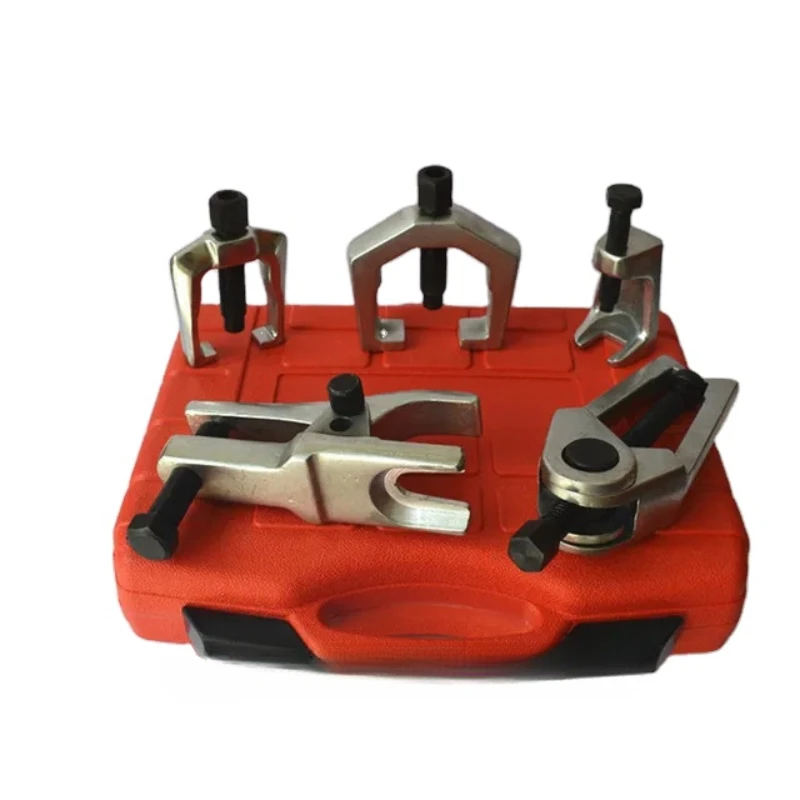 6PCS Zestaw narzędzi serwisowych na przednim końcu Separator przegubu kulowego Ściągacz drążka kierowniczego Pitman Narzędzie do demontażu