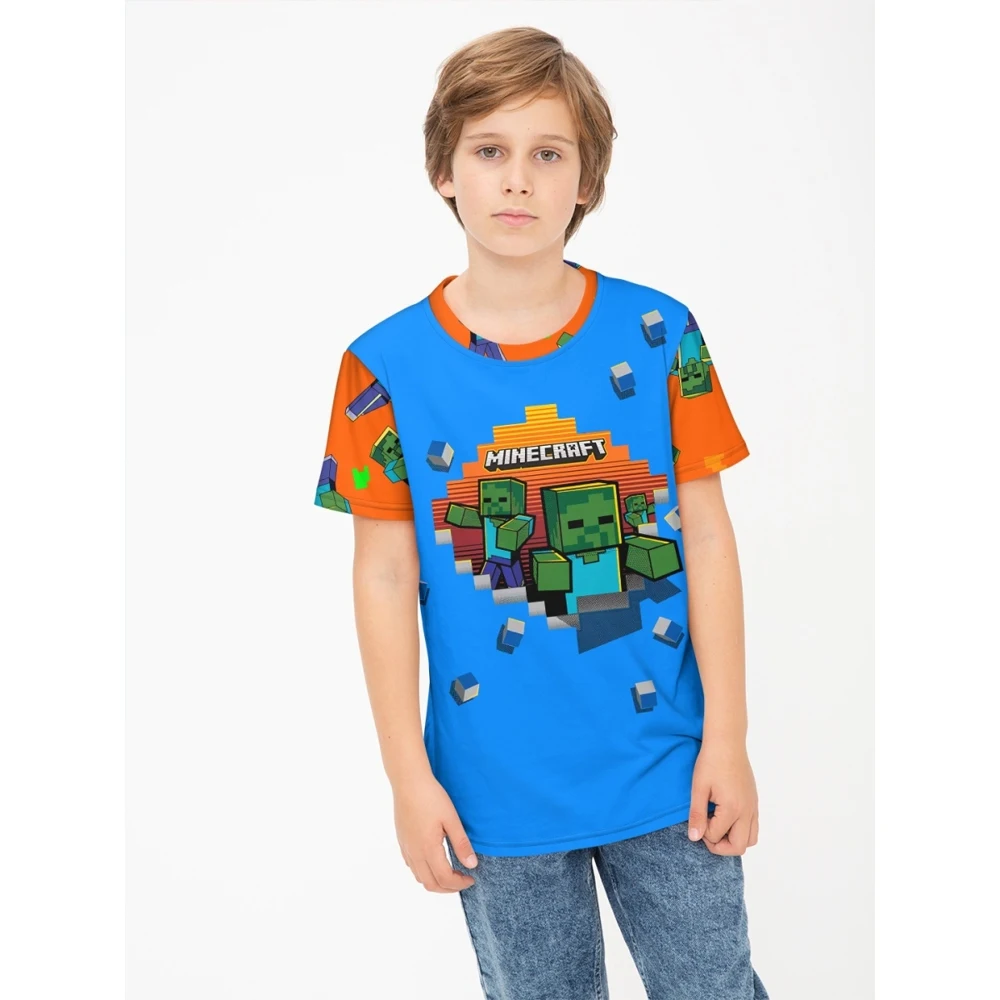 Футболка для мальчика FortyFour KT026 оранжевый хлопок 100%