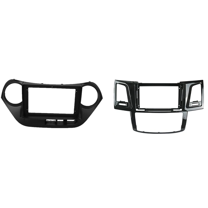 

9-дюймовая 2Din Автомобильная панель Fascia с 9-дюймовой автомобильной Fascia, двойная Din Dvd-панель, приборная панель, стерео автомобильная DVD-рамка в ...