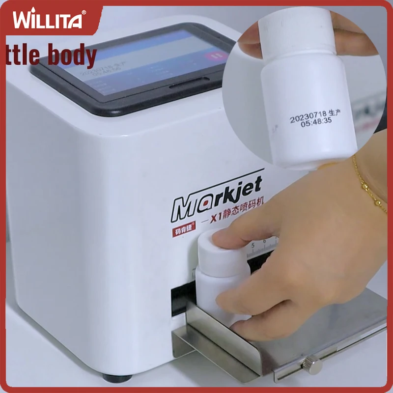 Стационарный струйный принтер Willita 12 7 мм с номером кода партии для печати