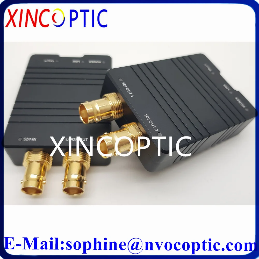 1-канальный оптоволоконный удлинитель Tally/RS485 10 км 6G/12G/3G-SDI вход и выход на