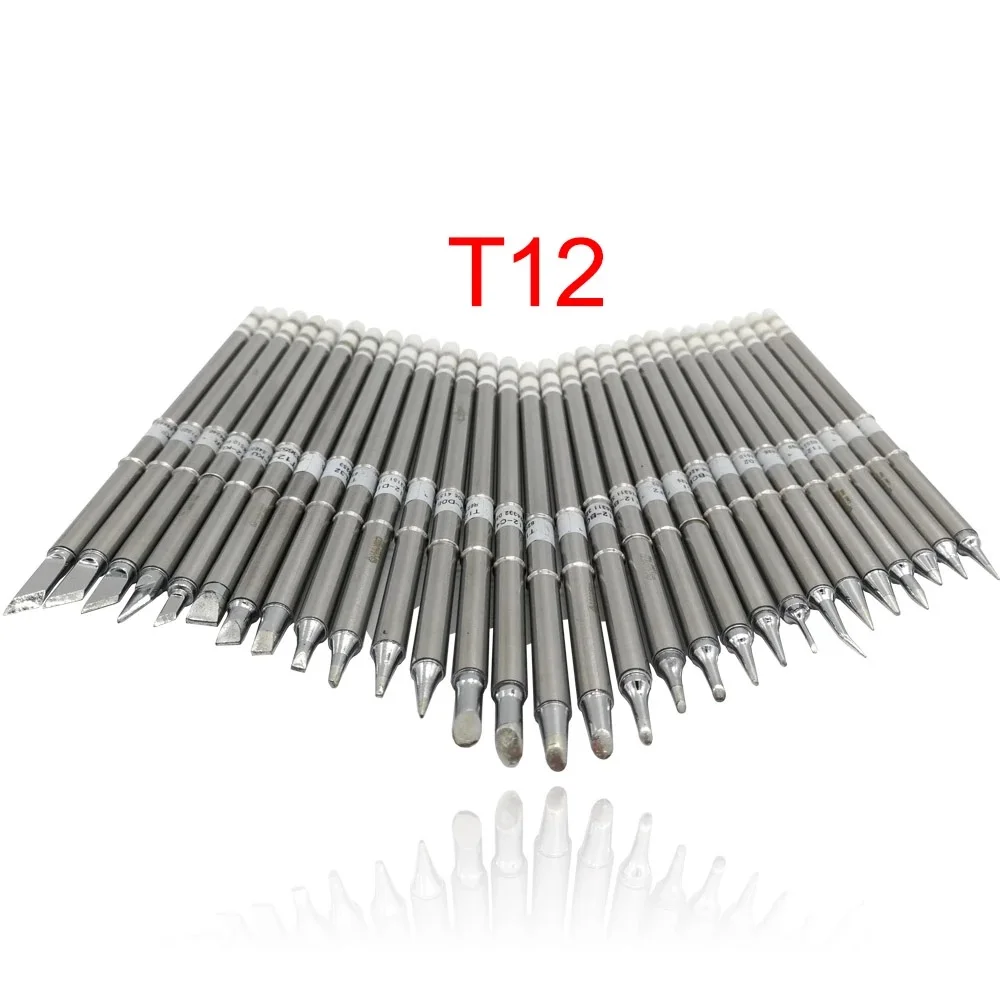 T12 K Series Soldering Solder Iron Tips T12-KL KF KR KU Series Iron Tip for Hakko FX951 STC AND OLED Electric Soldering Iron