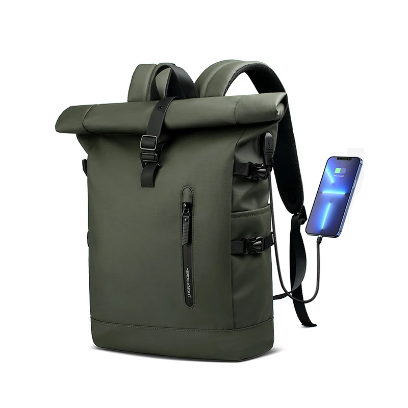 Рюкзак мужской с USB-портом для зарядки Модный повседневный уличный дорожный