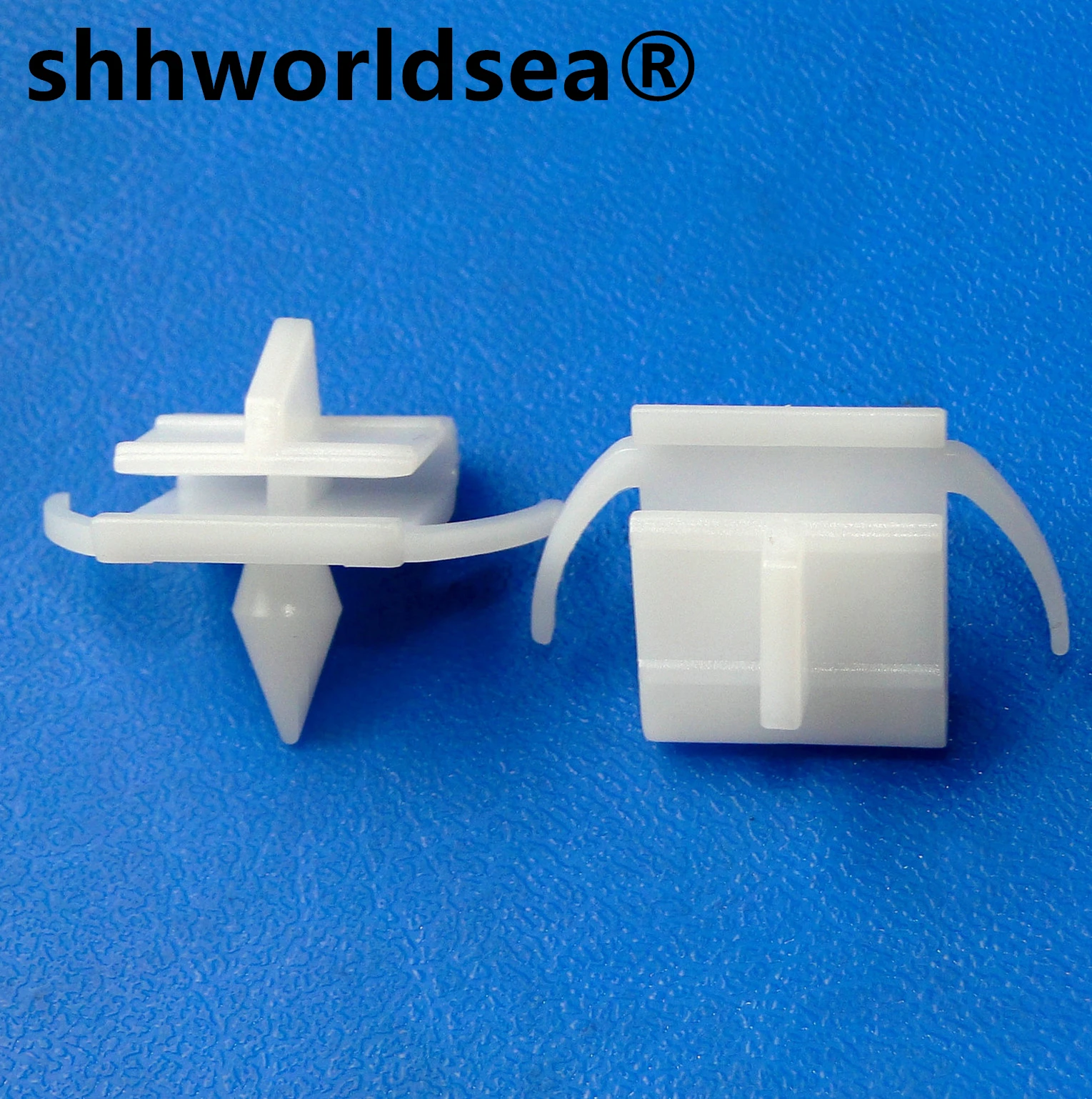 

Shhworldsea 100pcs Автомобильные пластиковые зажимы фиксатор типа push