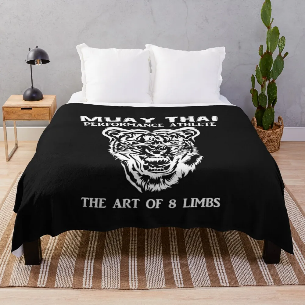 

Muay Thai Thai Boxing Kickboxing GiftThrow Blanket Crochet Blankets Tufting Sofa Blankets Blanket Sofa