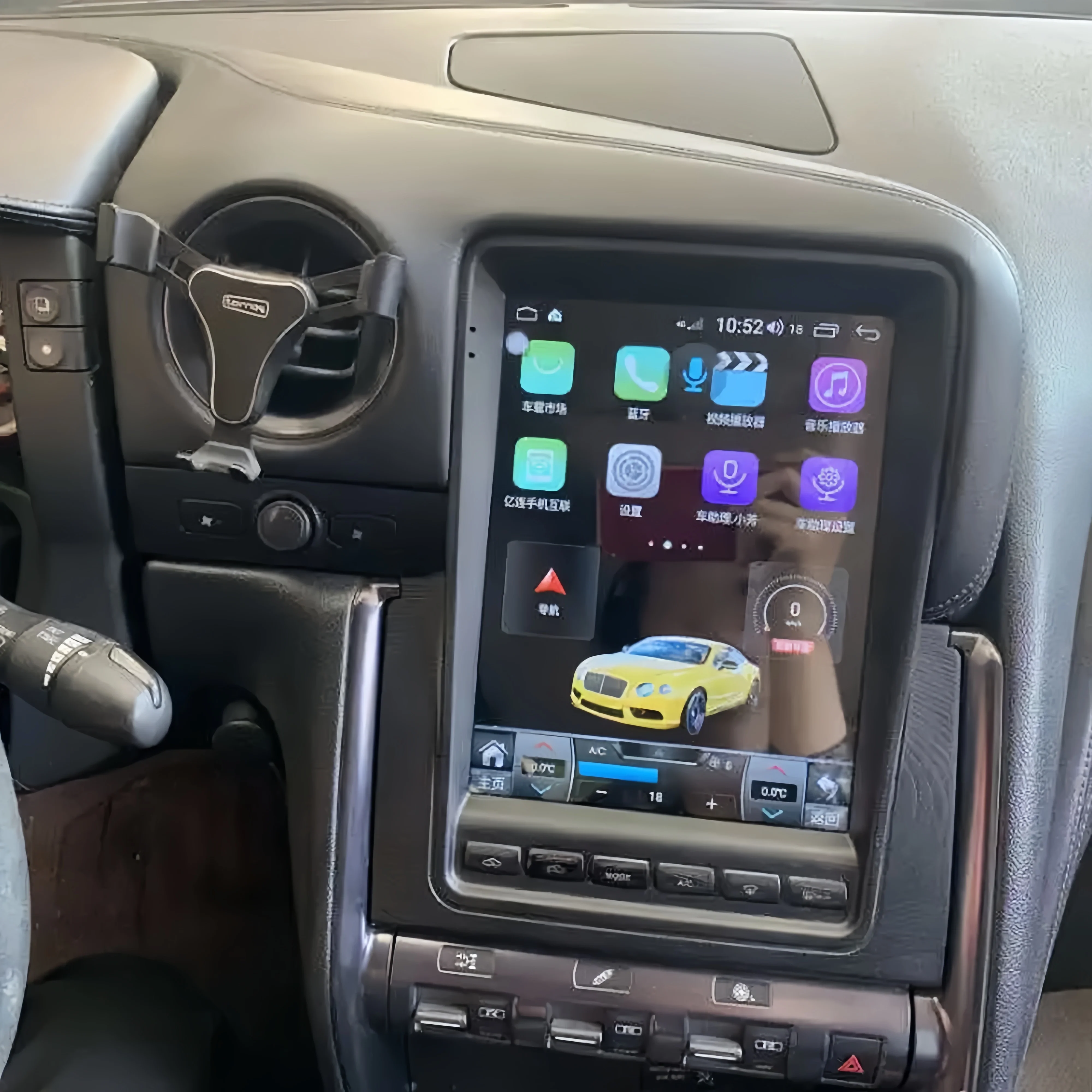 Android 13 8 + 256G для Nissan Skyline 2009-2017 Tesla Screen Carplay DSP мультимедийный плеер магнитофон видео