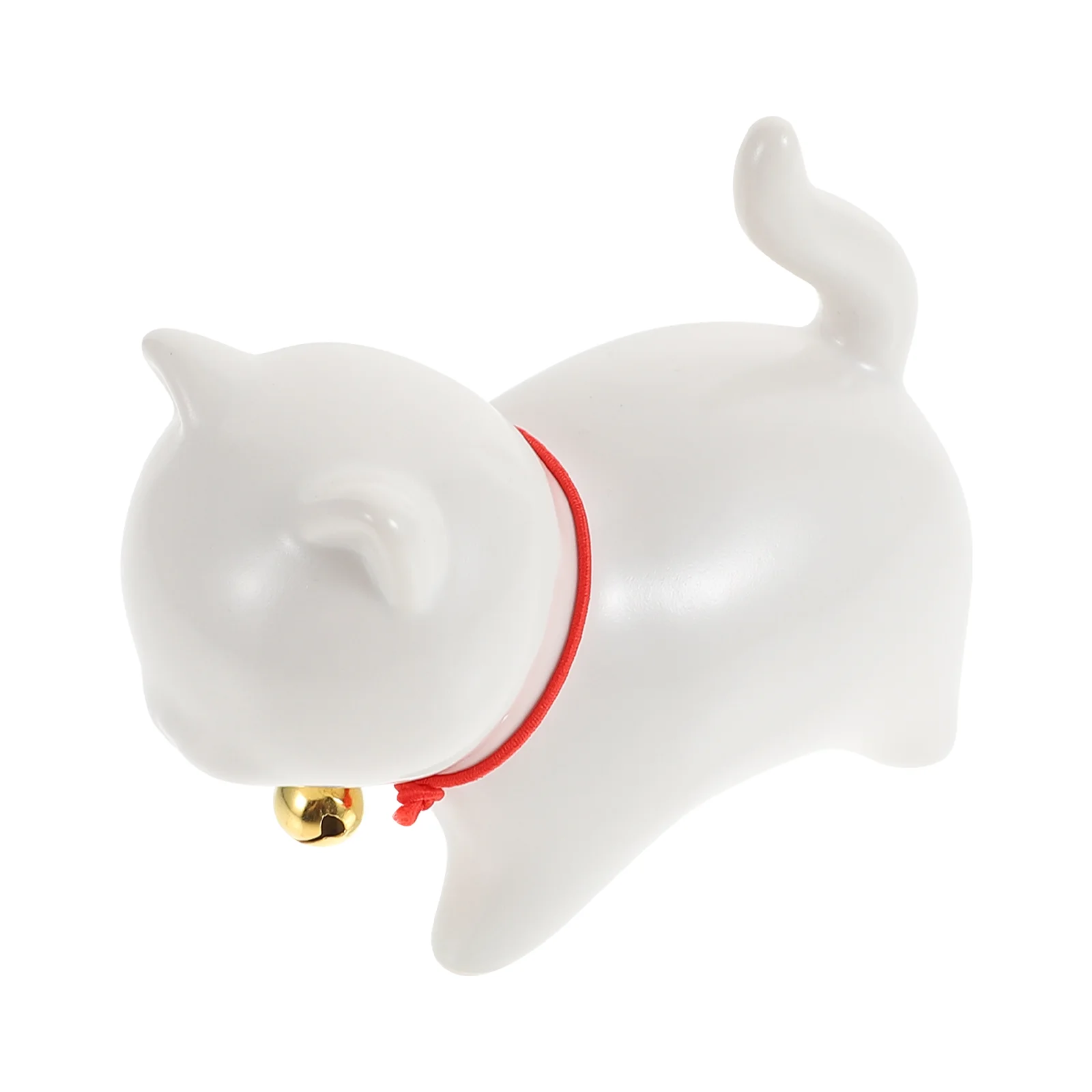 

Desktop Cat Decor Ceramic Cat Shaped Ceramic Adornment for Home Decoration