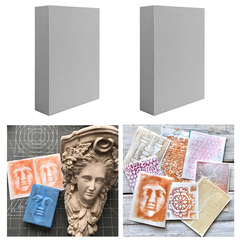 

2 шт./4 шт. многоразовые штамповочные пены для создания обратного тисненого фона пены инструмент для растушевки карточек скрапбукинга пенны...