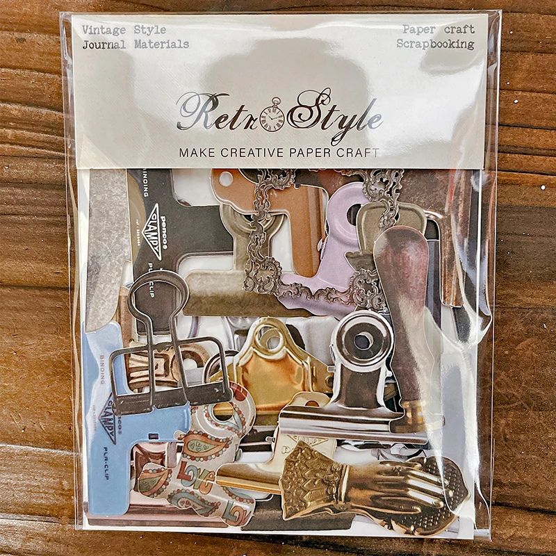 Panalisacraft 30 шт. винтажные части толстая бумага для карточек высечки набор коллекции