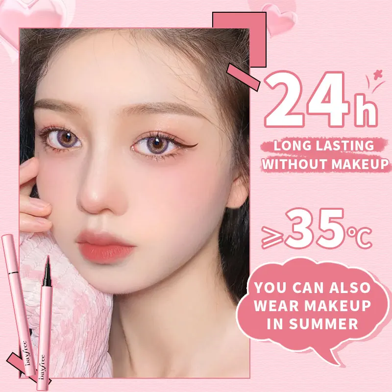 

1pc Black Brown Liquid Eyeliner Smooth Eyeliner Professional Waterproof Sweatproof Long Lasting Eye Liner Cosmetics Makeup Tool