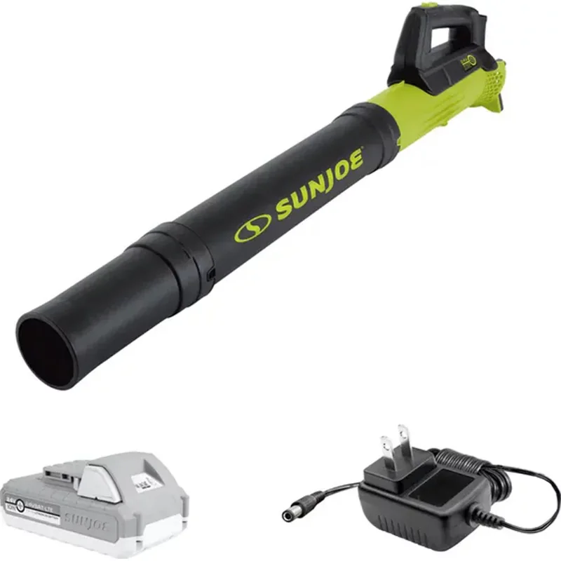 

24V-TB-LTE 24-Volt iON+ Cordless Compact Turbine Jet Blower Kit, W/ 2.0-Ah Battery and Charger, 100-MPH, 280-CFM