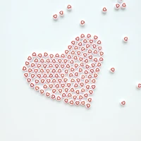 100 500pcs alphabet beads heart acrylic with colored letter for bracelets pony seed beads for jewelry making