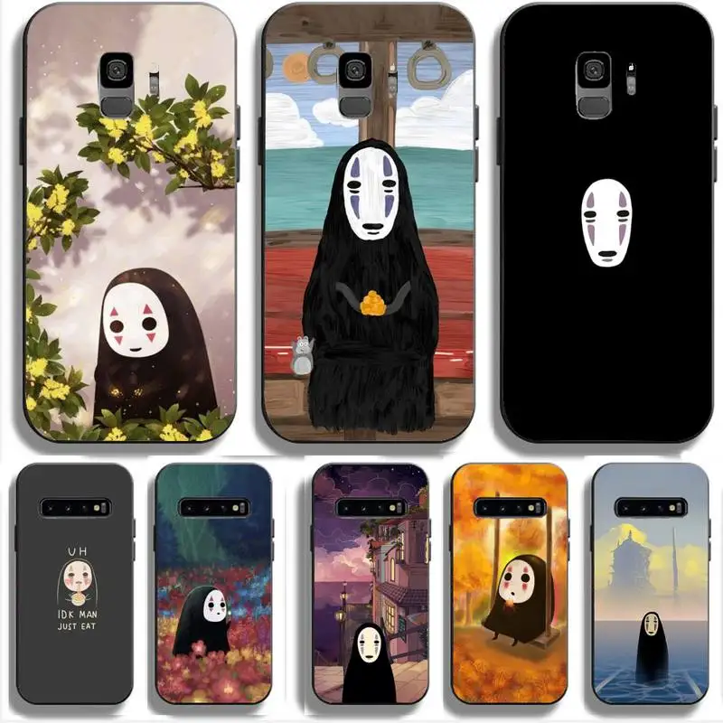 

Japan Anime Faceless Man Phone Case For Samsung Galaxy S6 S7 Edge Plus S9 S20Plus S20ULTRA S10lite S225G S10 Note20ultra Case