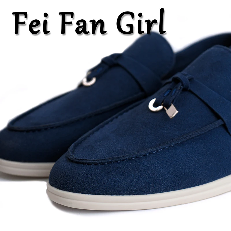 Women's Loafers Shoes 2023 Spring Autumn Flat Bottom Lock Tassel Fashion Comfortable Single Casual Women Master Quality Shoes