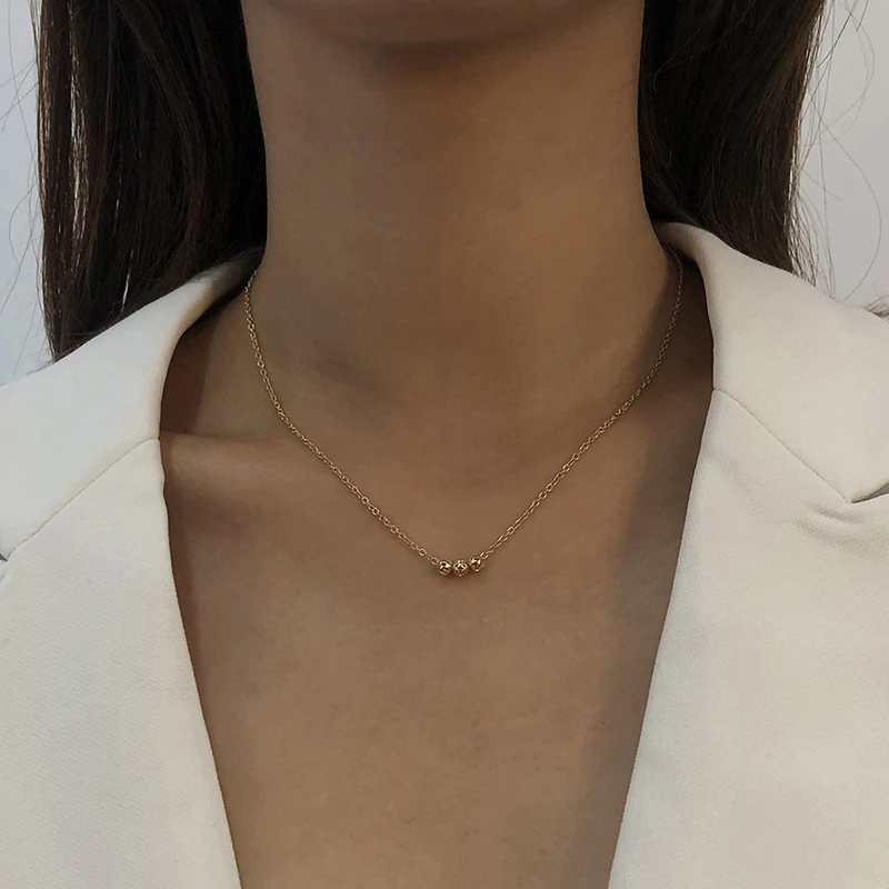 Popular Sparkling Clavicle Chain Choker Necklace Collar For Women Fine Jewelry Simple Basic Wedding Party Birthday Gift |