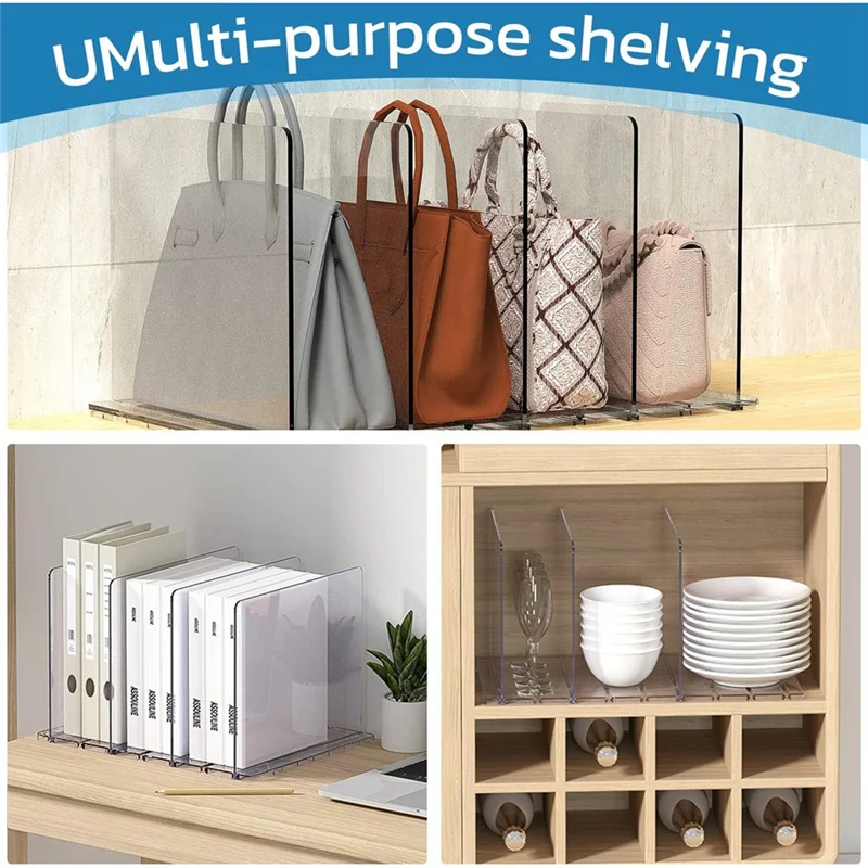 Органайзер для кошелька разделители полки шкафа регулируемая пластиковая