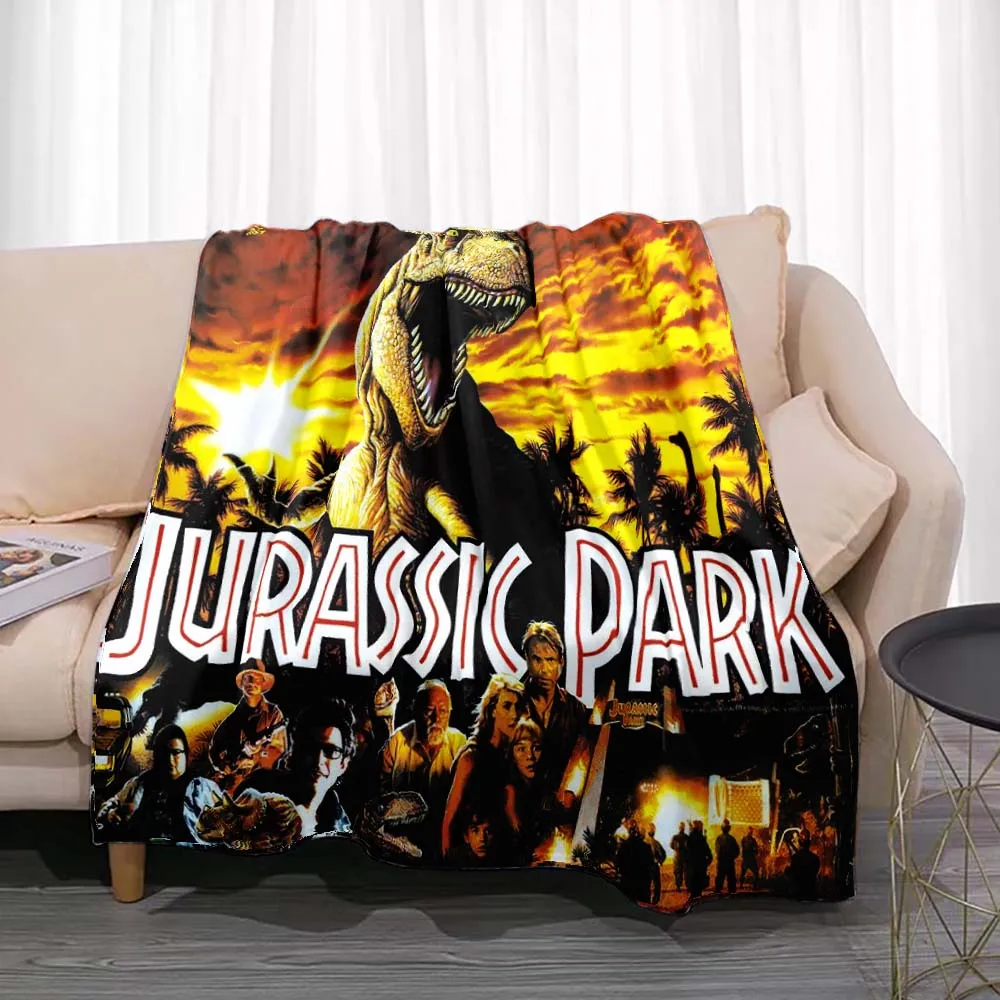 

Fleece Blanket Blankets for Couch Sofa Bedroom Living Room Jurassic Park Dinosaur Throw Blanket Kids Boys