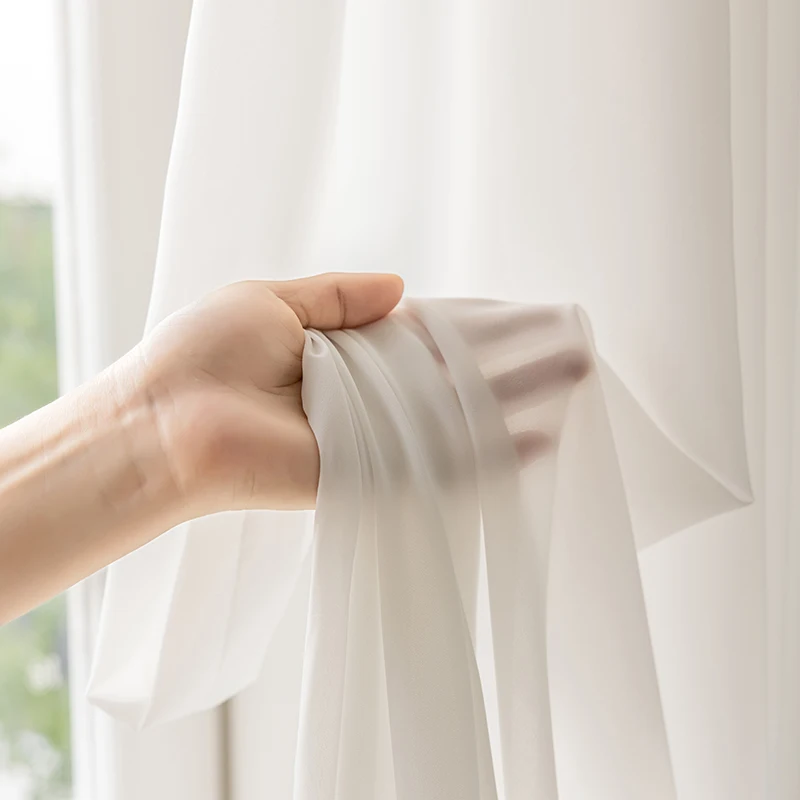 Прозрачные шторы из полиэстера BUY YEAR для гостиной