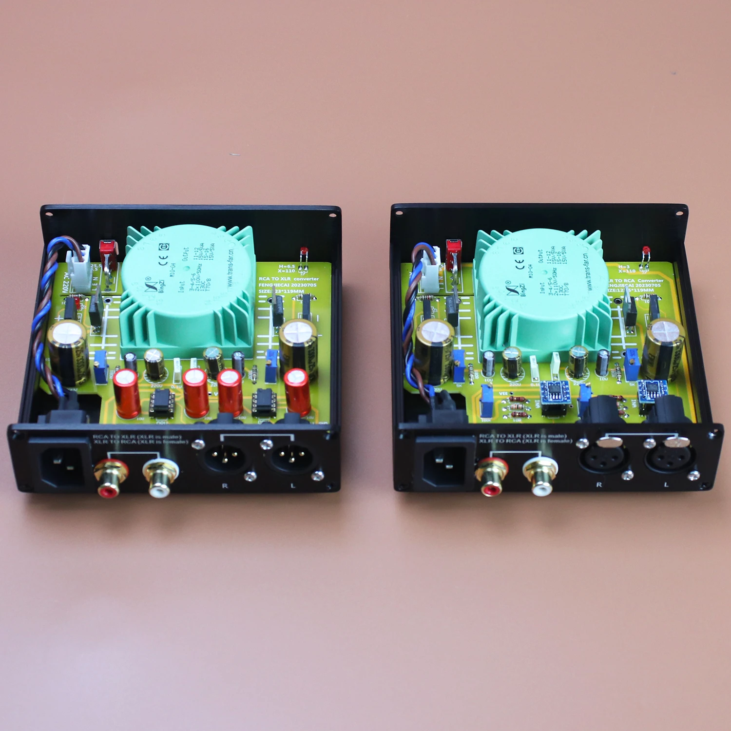 Высококачественный аудиоконвертер HIFI XLR в RCA преобразование аудиосигнала 110 В/220 В