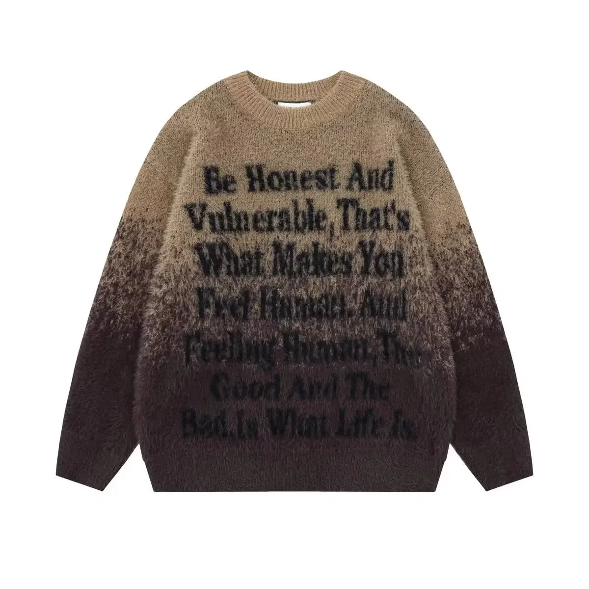 Модный винтажный дизайн в американском стиле высококачественный вязаный свитер