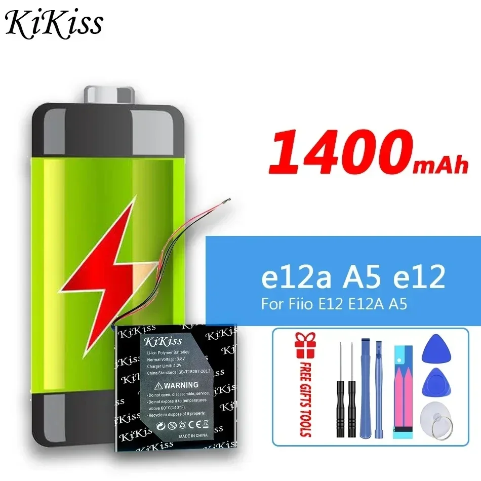 Мощный аккумулятор KiKiss 1400 мАч e12a A5 e12 для плеера Fiio E12 E12A