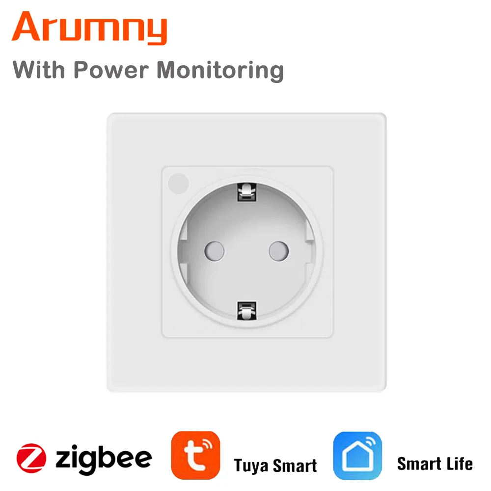 Умная настенная розетка Arumny Tuya Zigbee | AliExpress